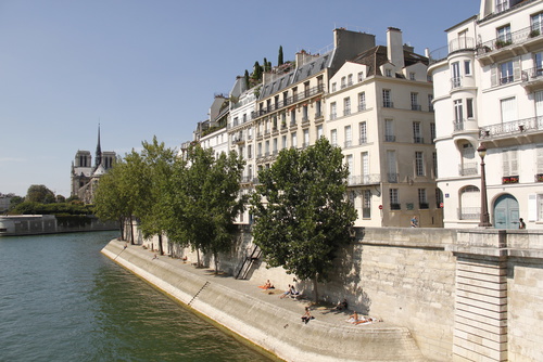 Île Saint-Louis em Paris